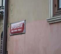Prague sign