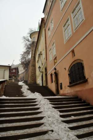 Prague stairs
